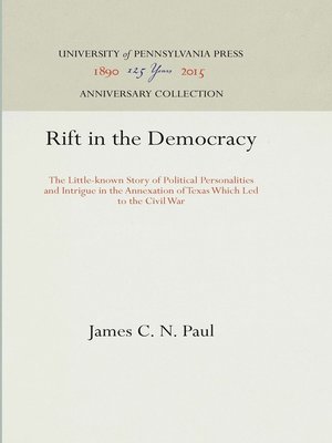 cover image of Rift in the Democracy